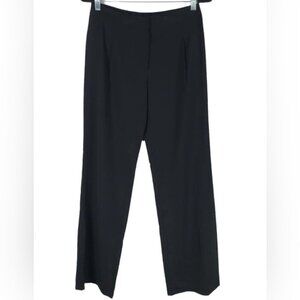 ESCADA SLOVENIA🇸🇮MADE VIRGIN‎ WOOL Straight Black Dress Pants Size 42 L